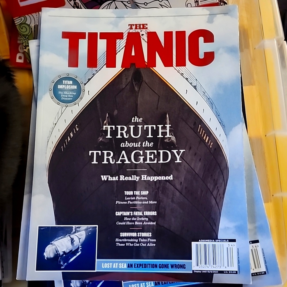 The Titanic special edition magazine